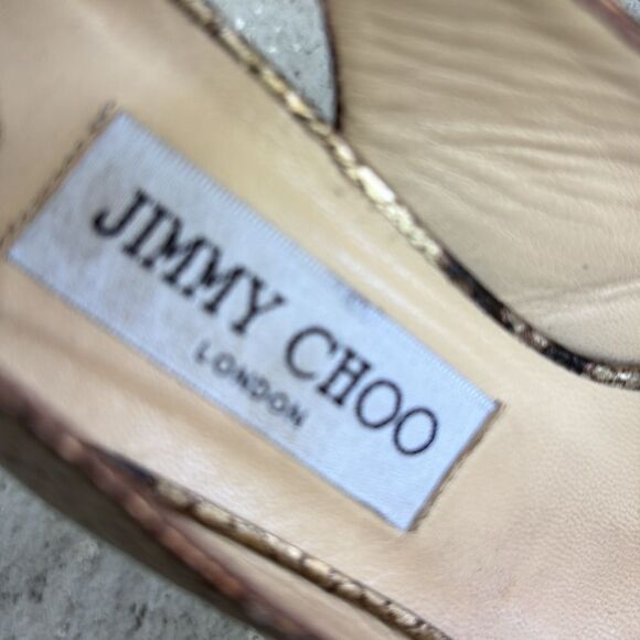 Jimmy Choo faux snake skin platform - Picture 7 of 8